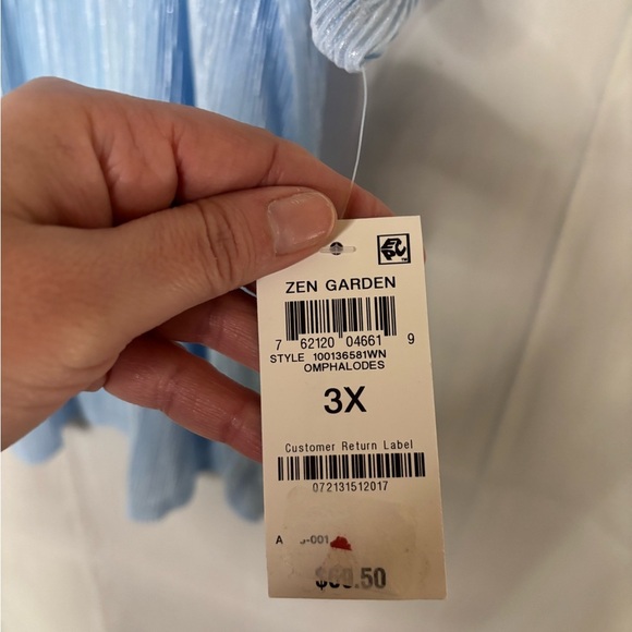 New with tags, womens size 3XL JM collection shirt, #A754 - Picture 4 of 6